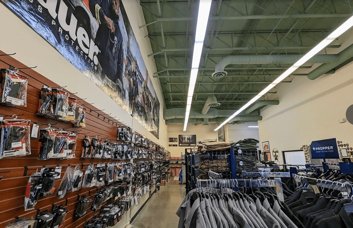 C.O.P.S. Gunshop business background image